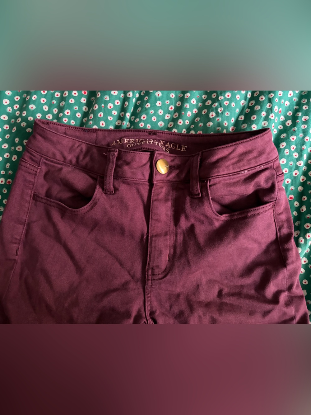 American Eagle High-Rise Jeans Jegging - Plum size 4